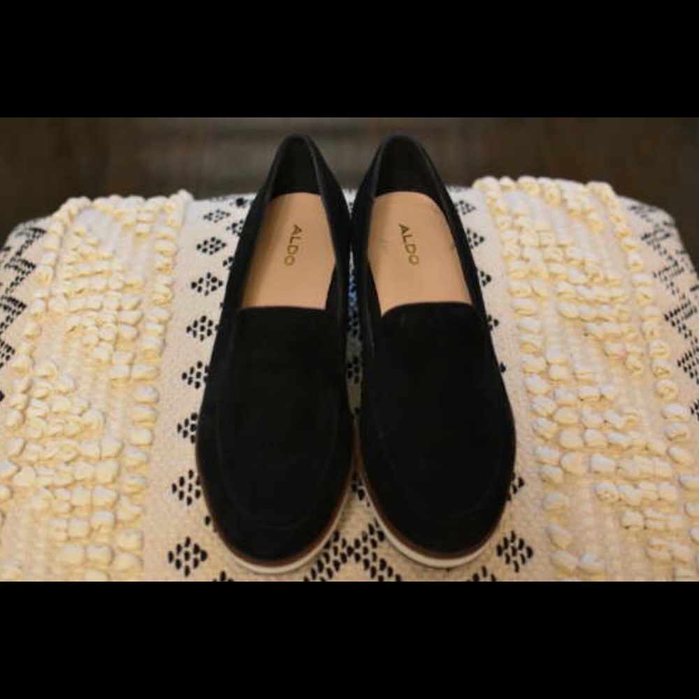 Aldo suede loafer